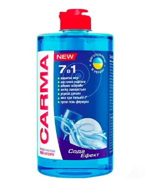 Carma засіб д/миття посуду 500мл Сода Ефект